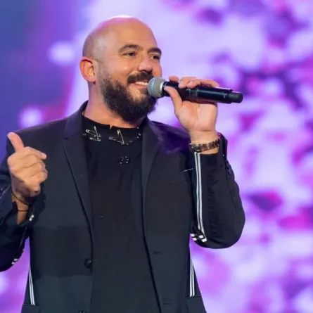 محمود العسيلي في موسم الرياض - الصورة من حساب بنش مارك على تويتر