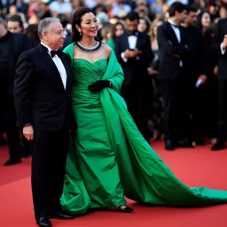 ميشيل يوه وجان تود (Jean Todt and Michelle Yeoh). مصدر الصورة:Marc Piasecki/FilmMagic