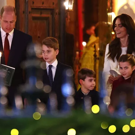 عائلة الأمير ويليام وكيت ميدلتون  William, Prince of Wales Catherine, Princess of Wales ( مصدر الصورة: HENRY NICHOLLS / AFP)