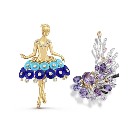 بروشات ألماس من أشهر الدور العالمية