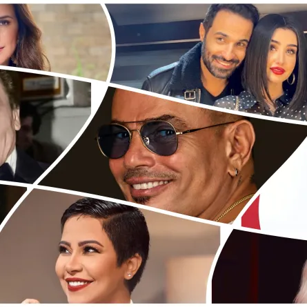 الصور الأصلية من صفحات النجوم على الفيس بوك