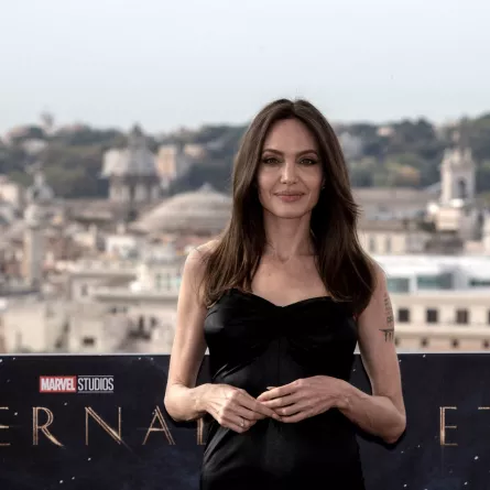 أنجلينا جولي في روما (Angelina Jolie in Rome). مصدر الصورة: Tiziana FABI / AFP 