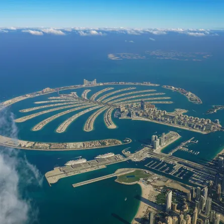 شواطئ نخيل تحصل على الاعتماد العالمي لبرنامج "العلم الأزرق". الصورة من مكتب دبيي الإعلامي