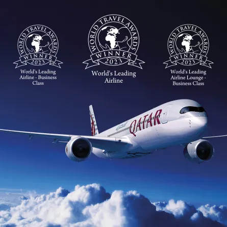 الخطوط القطرية تحصد عددا من "جوائز السفر العالمية 2023". الصورة من حساب الخطوط القطرية