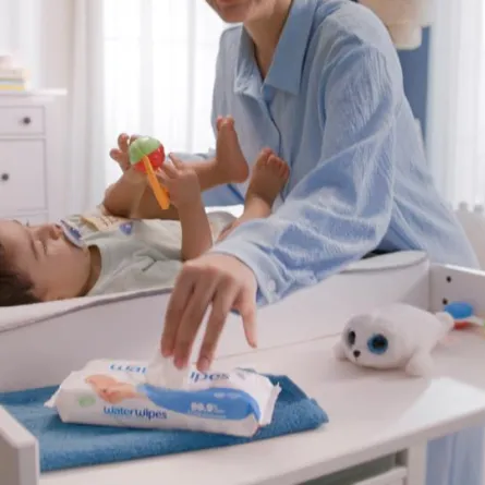 استخدام مناديل الأطفال غير المصنوعة من البلاستيك