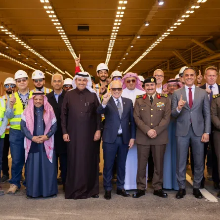 الانتهاء من أعمال البنية التحتية لنفق الدرعية الجديد - الصورة من حساب شركة الدرعية على منصة إكس