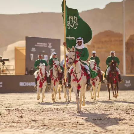 الكشف عن فعاليات بطولة "ريتشارد ميل" العُلا لبولو الصحراء 	- الصورة من واس