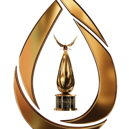 شعار مهرجان joy awards - الصورة من المركز الإعلامي للمهرجان 