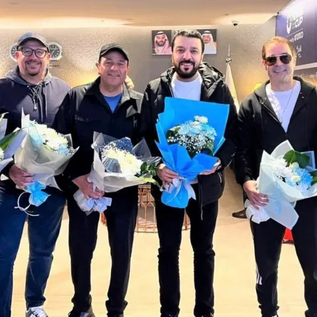 وصول فناني حفلة كاسيت90  إلى  الرياض- الصورة من المركز الاعلامي ل بنش مارك