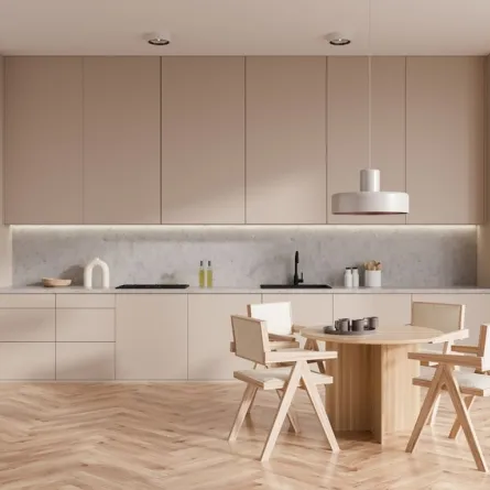 اللون البيج لديكور مطبخك 