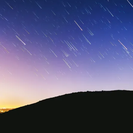  شهب الرباعيات تسطع في سماء قطر مساء غد الخميس. الصورة من موقع unsplash by Austin Schmid