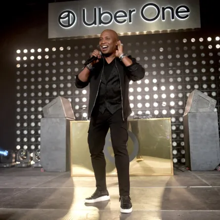 هاداواي Haddaway في حفل The One Party by Uber: Super Bowl (مصدر الصورة: Marcus Ingram / GETTY IMAGES NORTH AMERICA / Getty Images via AFP)