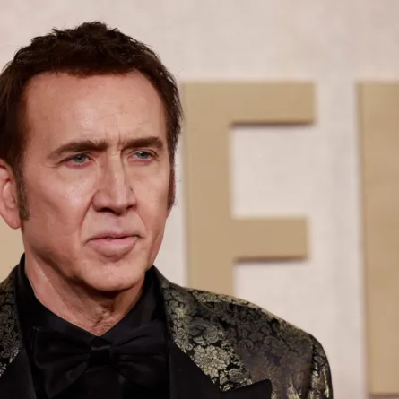 نيكولاس كيدج في فندق بيفرلي هيلتون في بيفرلي هيلز، كاليفورنيا (Nicolas Cage at The Beverly Hilton in Beverly Hills, California). مصدر الصورة: Michael TRAN / AFP