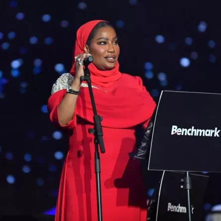 موضي الشمراني -الصورة من المركز الإعلامي لشركة بنش مارك