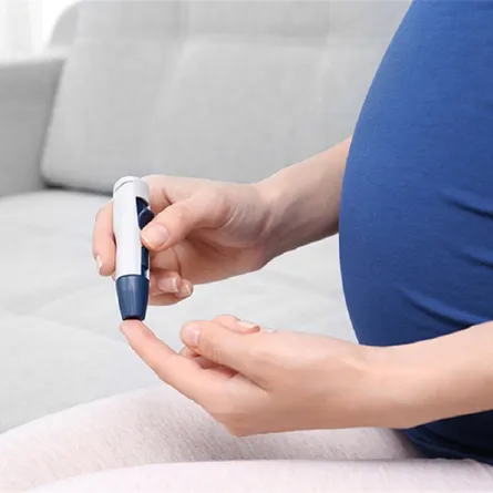 صورة لحامل مريضة بسكري الحمل