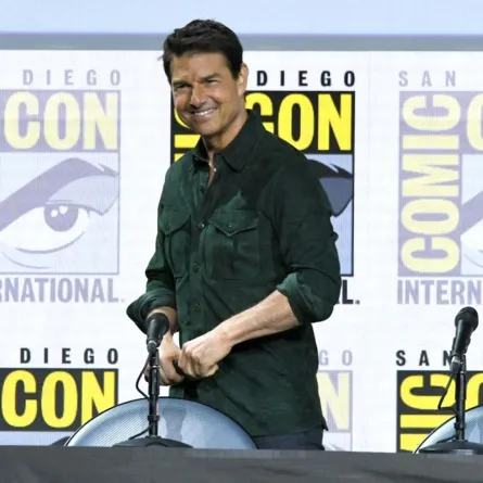 توم كروز في سان ديغو، كاليفورنيا (Tom Cruise in San Diego, California). مصدر الصورة: Kevin Winter/Getty Images/AFP
