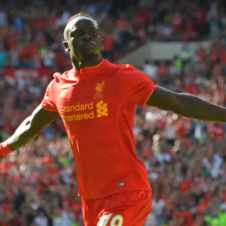ساديو ماني في لندن (Sadio Mane in London). مصدر الصورة: Glyn KIRK / AFP