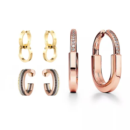 أقراط حلقية موضة 2024