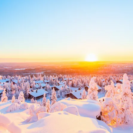 رحلة شتوية إلى فنلندا