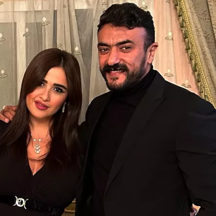 ياسمين عبد العزيز وأحمد العوضي الصورة من صفحتها على انستغرام