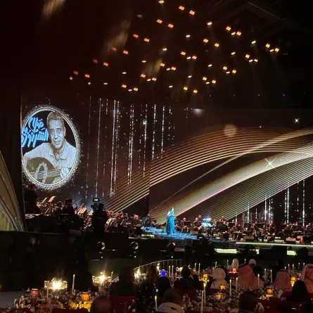 صورة من حفل "ألحان صلاح الشرنوبي" على مسرح أبو بكر سالم - تصوير- زكية البلوشي