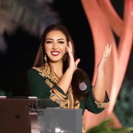 أسماء لمنور - صورة من حسابها على انستغرام