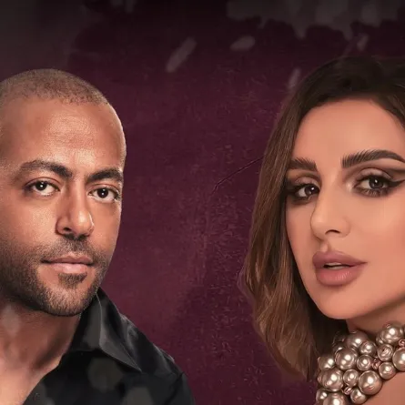 بوستر حفل أنغام وتامر عاشور-الصورة من حساب بنش مارك على الانستغرام