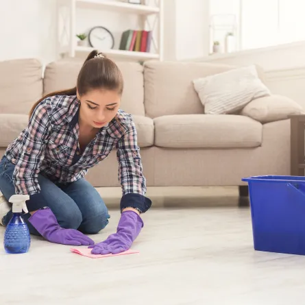 تنظيف الأرضيات