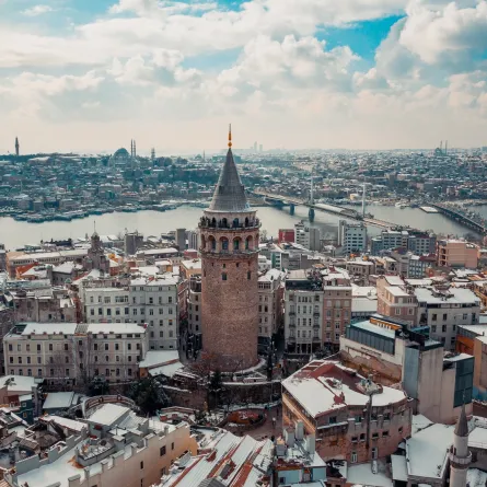 إطلالة على اسطنبول في الشتاء