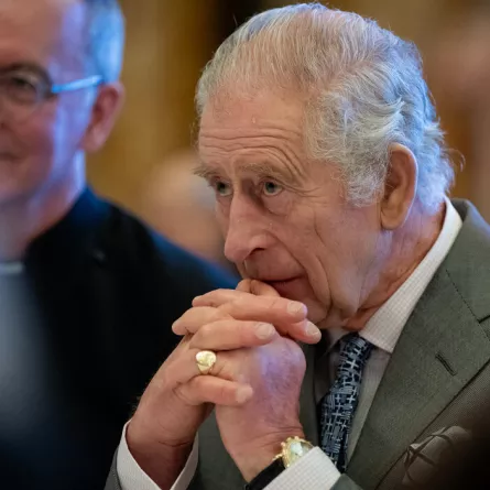 الملك تشارلز King Charles III في قصر بيكنغهام (مصدر الصورة: Aaron Chown / AFP)