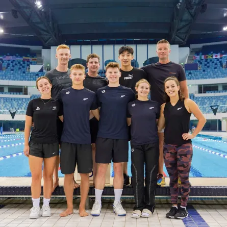 دبي تستقطب 13 معسكرا دوليا بمجمع حمدان الرياضي خلال أسبوعين. الصورة من مكتب دبي الإعلامي