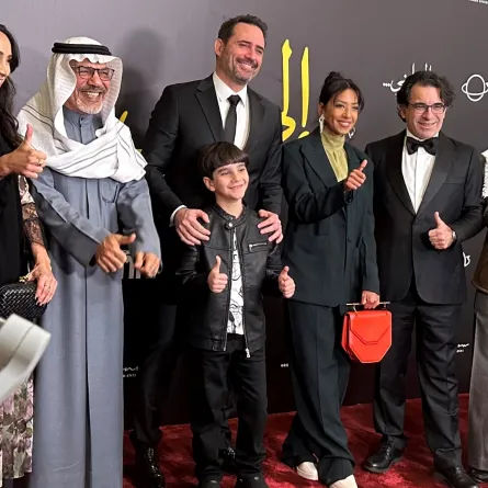 سمر ششه وفريق فيلم إلى أبني