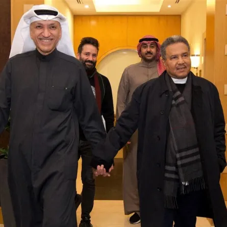 محمد عبده وسالم الهندي -الصورة من حساب روتانا لايف على الانستغرام