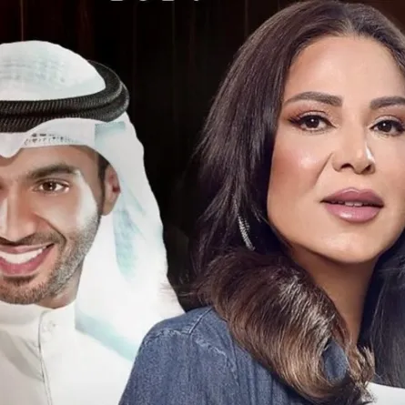 مطرف المطرف ونوال الكويتية -الصورة من حسابه على الانستغرام