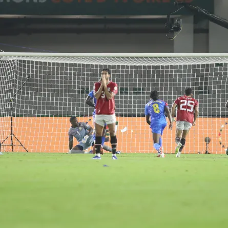 لقطات من مباراة منتخب مصر والكونغو في أمم إفريقيا 2023 - الصورة من حساب كاف عربي على منصة إكس