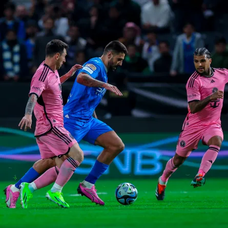 الهلال يفوز على إنتر ميامي في أولى مواجهات كأس موسم الرياض - الصورة من حساب الهلال السعودي على إكس