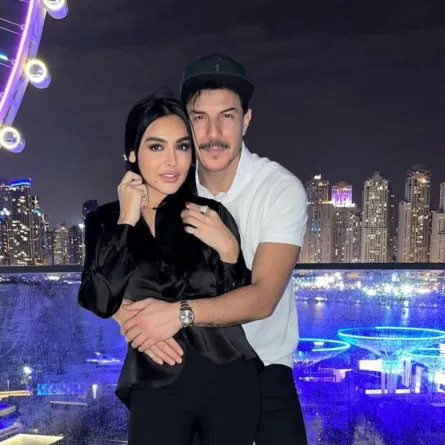 باسل خياط وناهد زيدان- الصورة من حساب باسل خياط على انستغرام