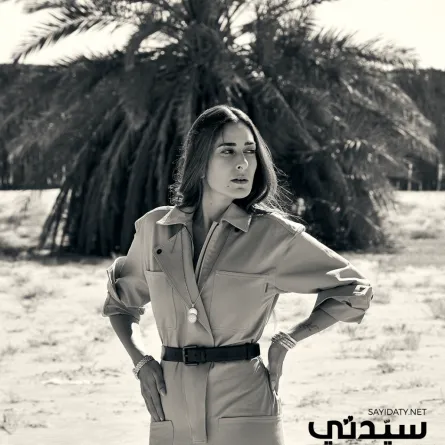 أمينة خليل من جلسة تصوير غلاف عدد يناير لمجلة سيدتي