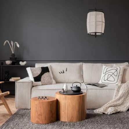  ديكورات المنزل المنفذة بالأسود والأبيض جذابة، من الناحية البصرية