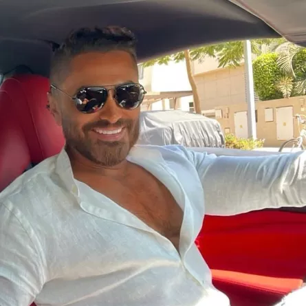 تامر حسني- الصورة من حسابه على إنستغرام