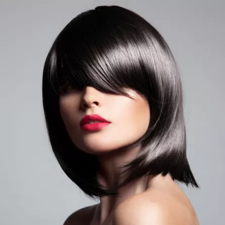 قصات شعر كاريه مدرج