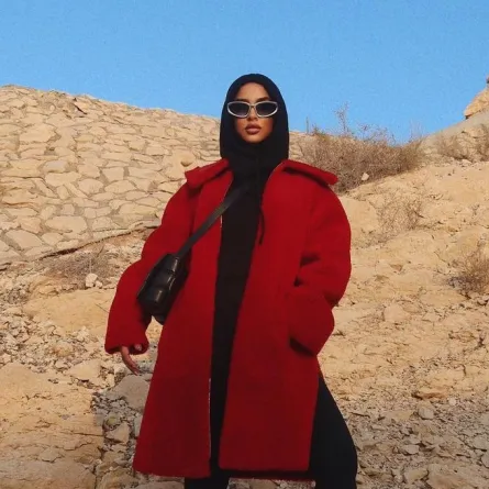 مدونة الموضة سهى طه- الصورة من حسابها على انستغرام