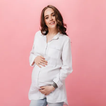 حامل في الشهور الأخيرة من الحمل