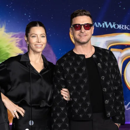 جسيكا بيل وجاستن تمبرليك Justin Timberlake and Jessica Biel في عرض 