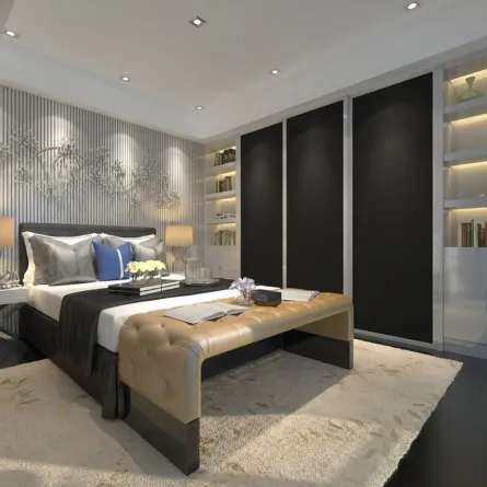 الإضاءة مسؤولة عن جعل غرفة النوم الزوجية رومانسية الطابع