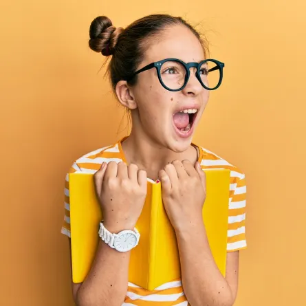 صورة لطفلة عصبية