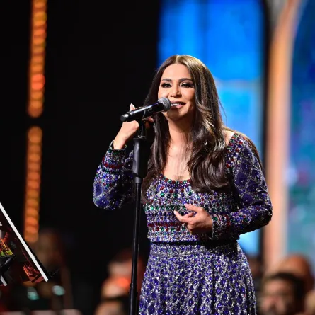 نوال الكويتية بثاني حفلات مهرجان فبراير الكويت - الصورة من حساب "روتانا لايف" على "X"