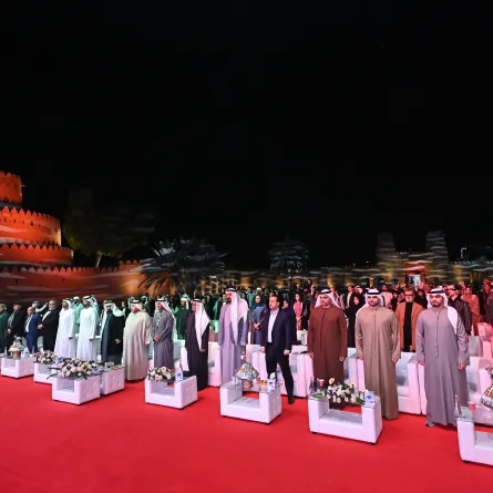 افتتاح الدورة السادسة من مهرجان العين السينمائي - الصورة من المركز الإعلامي للمرجان