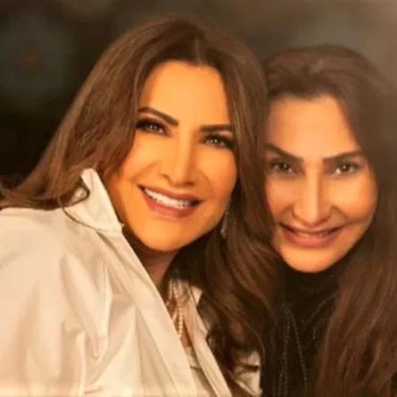 سحر حسين وهدي حسين -الصورة  من حسابها على الانستغرام