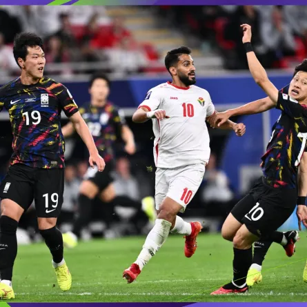 للمرة الأولى في تاريخه المنتخب الأردني يتأهل إلى نهائي كأس آسيا بالفوز على كوريا الجنوبية - الصورة من حساب #كأس_آسيا2023 على منصة إكس  